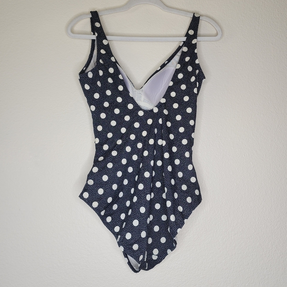 Boden Polkadot Talamanca One Piece Swimsuit 10 - Picture 3 of 9